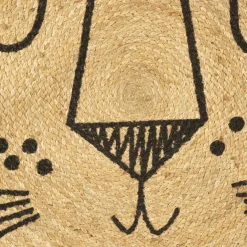 Tapijten | Meubels|Ygo Kindertapijt LIONNE Leeuw Jute Nat.