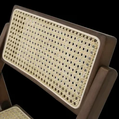 Klapstoelen|Ygo Klapstoel JACCO Ash Wood Walnut/Rotan