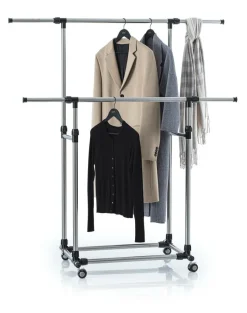 Kledingrekken|Ygo Kledingrek FRAK Dubbel RVS