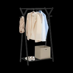 Kledingrekken|Ygo Kledingrek MERTY Met. Zwart