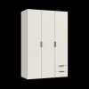 Draaideurkasten|Ygo Kleerkast ALASKA B120 Wit