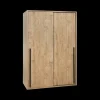 Schuifdeurkasten|Ygo Kleerkast AXELLE Golden Oak B150