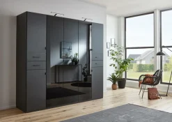 Draaideurkasten|Ygo Kleerkast DUNCAN B225 Grafiet