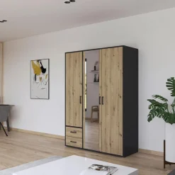 Draaideurkasten|Ygo Kleerkast EDVIN B140