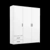 Draaideurkasten|Ygo Kleerkast EDVIN Wit B140