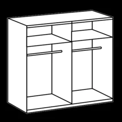 Schuifdeurkasten|Ygo Kleerkast GERONA B200