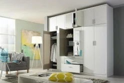 Draaideurkasten|Ygo Kleerkast GLADSAKE Alpinewit B271