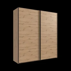 Schuifdeurkasten|Ygo Kleerkast MENDOZA Artisan Eik B150