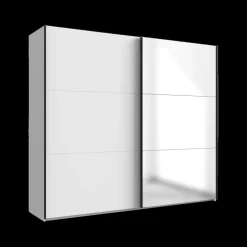 Schuifdeurkasten|Ygo Kleerkast MENDOZA Wit B250