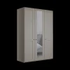 Draaideurkasten|Ygo Kleerkast NAVAN B150 1xSpiegel Kiezelgrijs