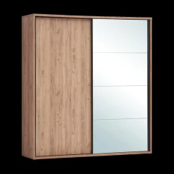Schuifdeurkasten|Ygo Kleerkast ZELDA French Oak B200