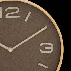 Woondecoratie|Ygo Klok ELLYS Stof Bruin