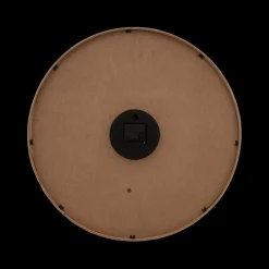 Woondecoratie|Ygo Klok IRKIS Rond Ø55 Houtlook Naturel