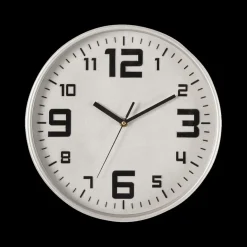 Woondecoratie|Ygo Klok URIS Rond Zilver