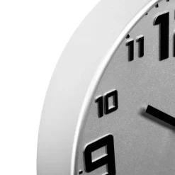 Woondecoratie|Ygo Klok URIS Rond Zilver