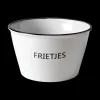 Servies|Ygo Kom FRIETJES Wit/Zwart
