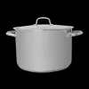 Potten & Pannen|Ygo Kookpot DAILY Ø24 Hoog RVS M/Deksel