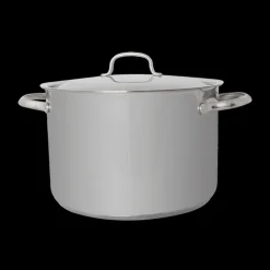 Potten & Pannen|Ygo Kookpot DAILY Ø24 Hoog RVS M/Deksel