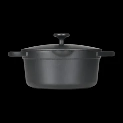 Potten & Pannen|Ygo Kookpot ZANDER Ø20 met Deksel Zwart