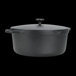 Potten & Pannen|Ygo Kookpot ZANDER Ø28 met Deksel Zwart
