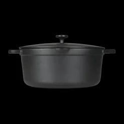 Potten & Pannen|Ygo Kookpot ZANDER Ø28 met Deksel Zwart