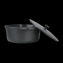 Potten & Pannen|Ygo Kookpot ZANDER Ø28 met Deksel Zwart