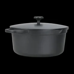 Potten & Pannen|Ygo Kookpot ZANDER Ø24 met Deksel Zwart