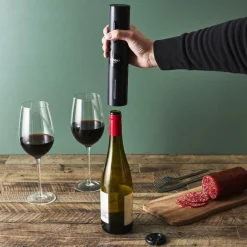 Aperitief & Wijn|Ygo Kurkentrekker CAVISTE Elektr. Zwart