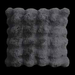 Sierkussens & Plaids|Ygo Kussen RABBIT Fake Fur Grijs