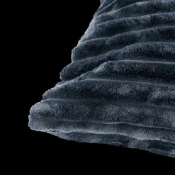 Sierkussens & Plaids|Ygo Kussen SOFTY 45 Ribfluweel Pitch black