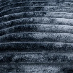 Sierkussens & Plaids|Ygo Kussen SOFTY 45 Ribfluweel Pitch black