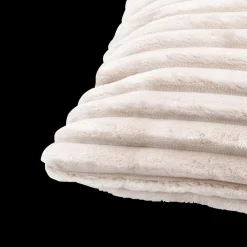 Sierkussens & Plaids|Ygo Kussen SOFTY 45 Ribfluweel All white