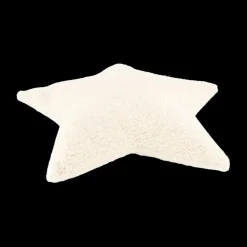 Decoratieve Accessoires|Accessoires|Ygo Kussen STAR Ster Teddy Poly Wit