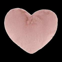 Sierkussens & Plaids|Ygo Kussen TYCHA Hart Furry Poly Roze