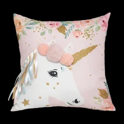 Accessoires|Decoratieve Accessoires|Ygo Kussen UNICORN Roze