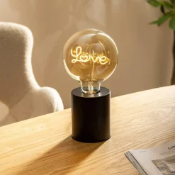 Lichtbronnen|Ygo Lamp Deco LOVE Amber