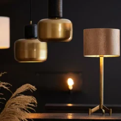 Lampenvoeten|Ygo Lampvoet DENNIS M Antiek Brons