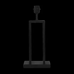 Lampenvoeten|Ygo Lampvoet SHIVA L Met. Mat Zwart