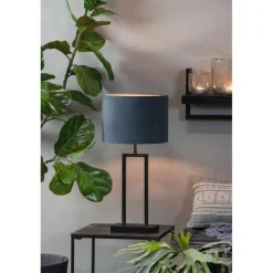 Lampenvoeten|Ygo Lampvoet SHIVA L Met. Mat Zwart