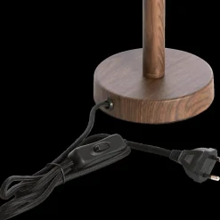 Lampenvoeten|Ygo Lampvoet WASHINGTON L Houtlook Donkerbruin