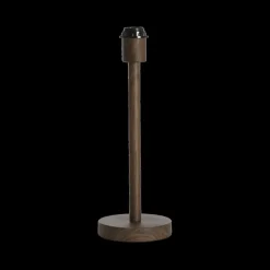 Lampenvoeten|Ygo Lampvoet WASHINGTON XL Houtlook Donkerbruin