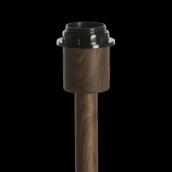 Lampenvoeten|Ygo Lampvoet WASHINGTON XL Houtlook Donkerbruin