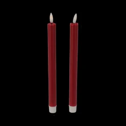 Woondecoratie|Ygo LED-Dinnerkaars SPHERY S/2 Rood