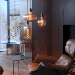 Lichtbronnen|Ygo LED-Lamp PULSE Nantes Smoke