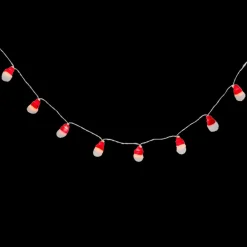 Kerst|Ygo Lichtslinger MUTSI Kerstmutsjes Wit/Rood