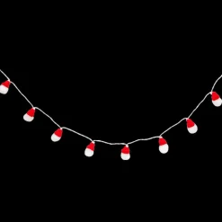 Kerst|Ygo Lichtslinger MUTSI Kerstmutsjes Wit/Rood