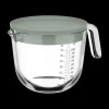 Keukenaccessoires|Kookaccessoires|Ygo Maatbeker CHEF IT Glas 1L m/Deksel Nordic Sage