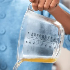 Keukenaccessoires|Kookaccessoires|Ygo Maatbeker CHEF IT Glas 1L m/Deksel Nordic Sage