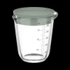 Keukenaccessoires|Kookaccessoires|Ygo Maatbeker CHEF IT Glas 0,5L m/Deksel Nordic Sage