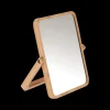 Wastafelaccessoires|Spiegels|Ygo Make Up Spiegel BALMI Rechthoek Bamboe